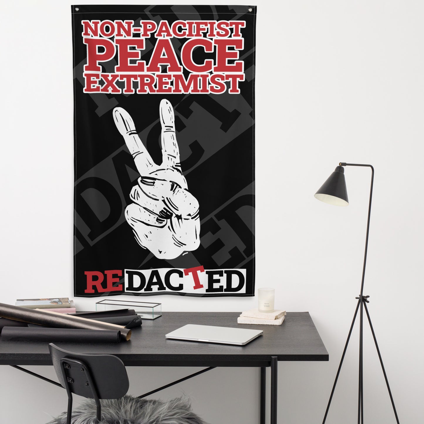 NON-PACIFIST PEACE EXTREMIST Banner