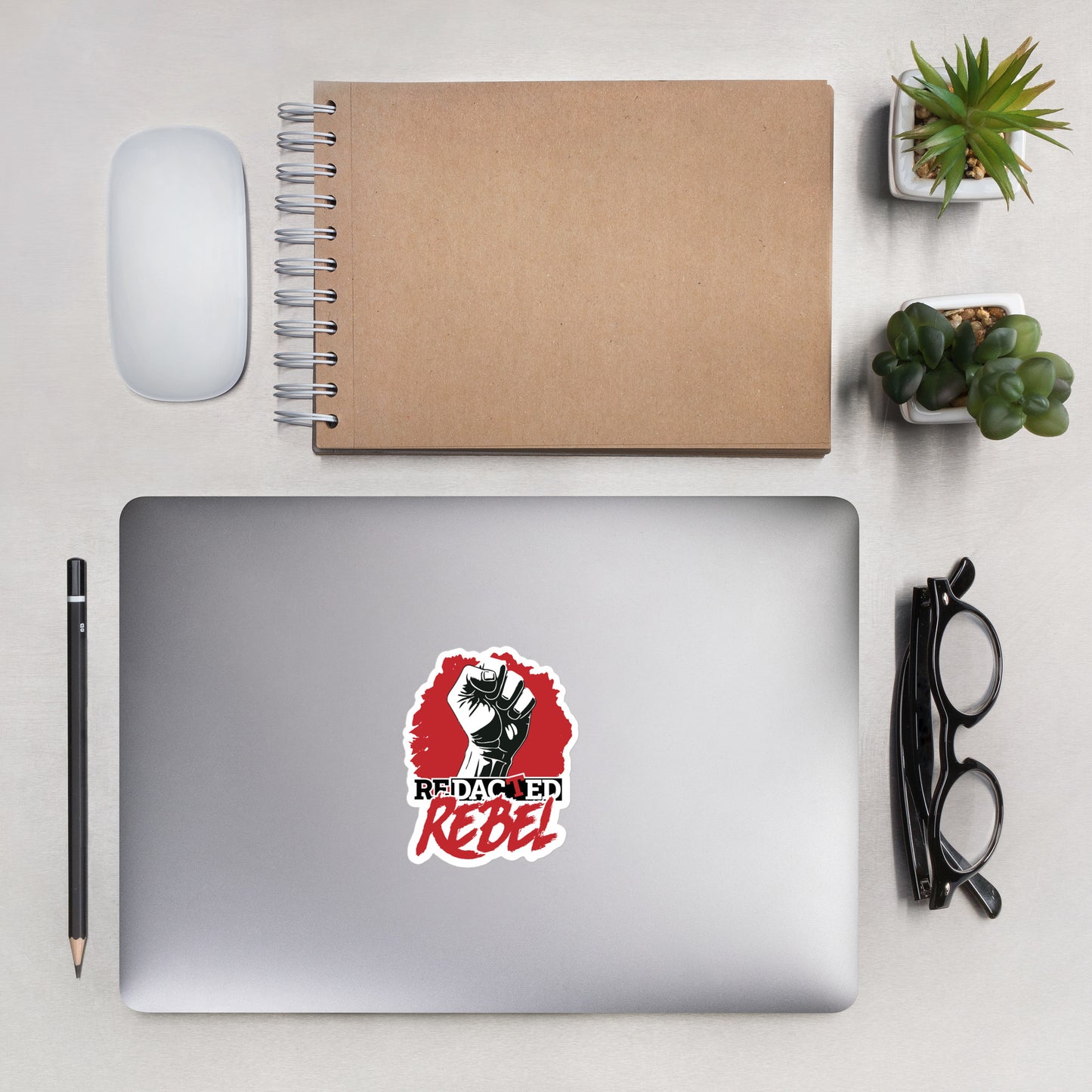 REDACTED REBEL Bubble-free stickers