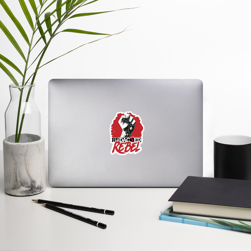 REDACTED REBEL Bubble-free stickers