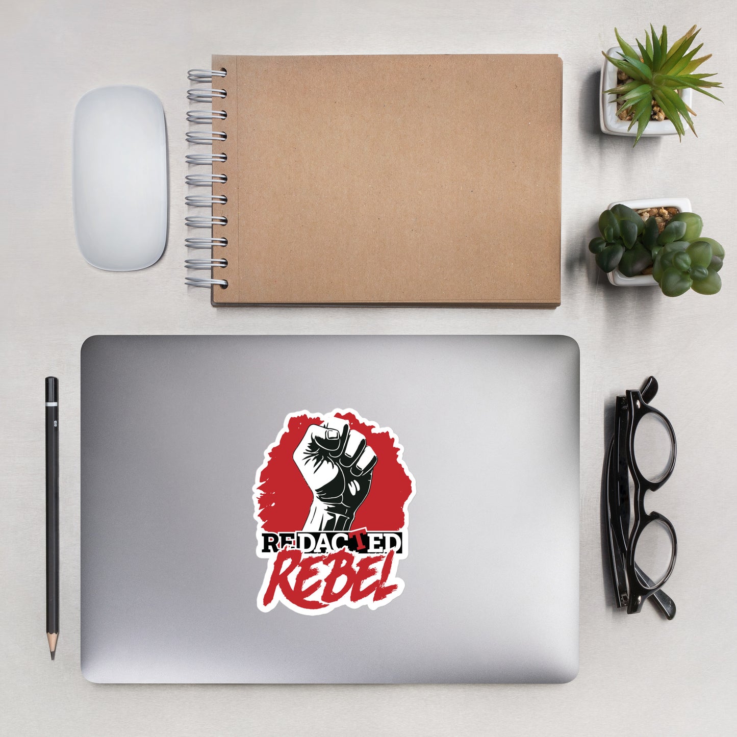 REDACTED REBEL Bubble-free stickers