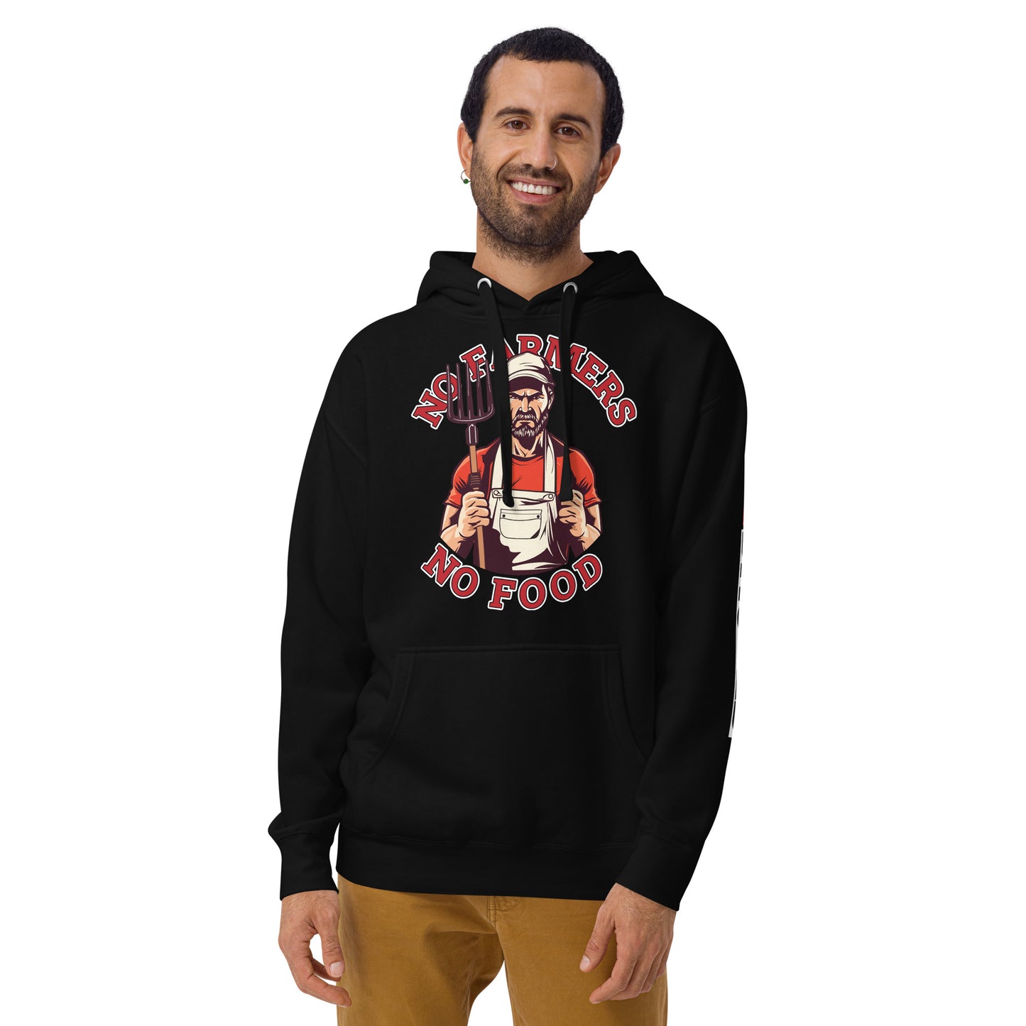 No Farmers, No Food Unisex Hoodie