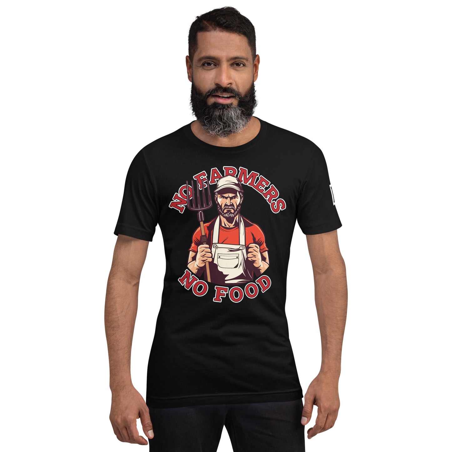 No Farmers, No Food Unisex t-shirt