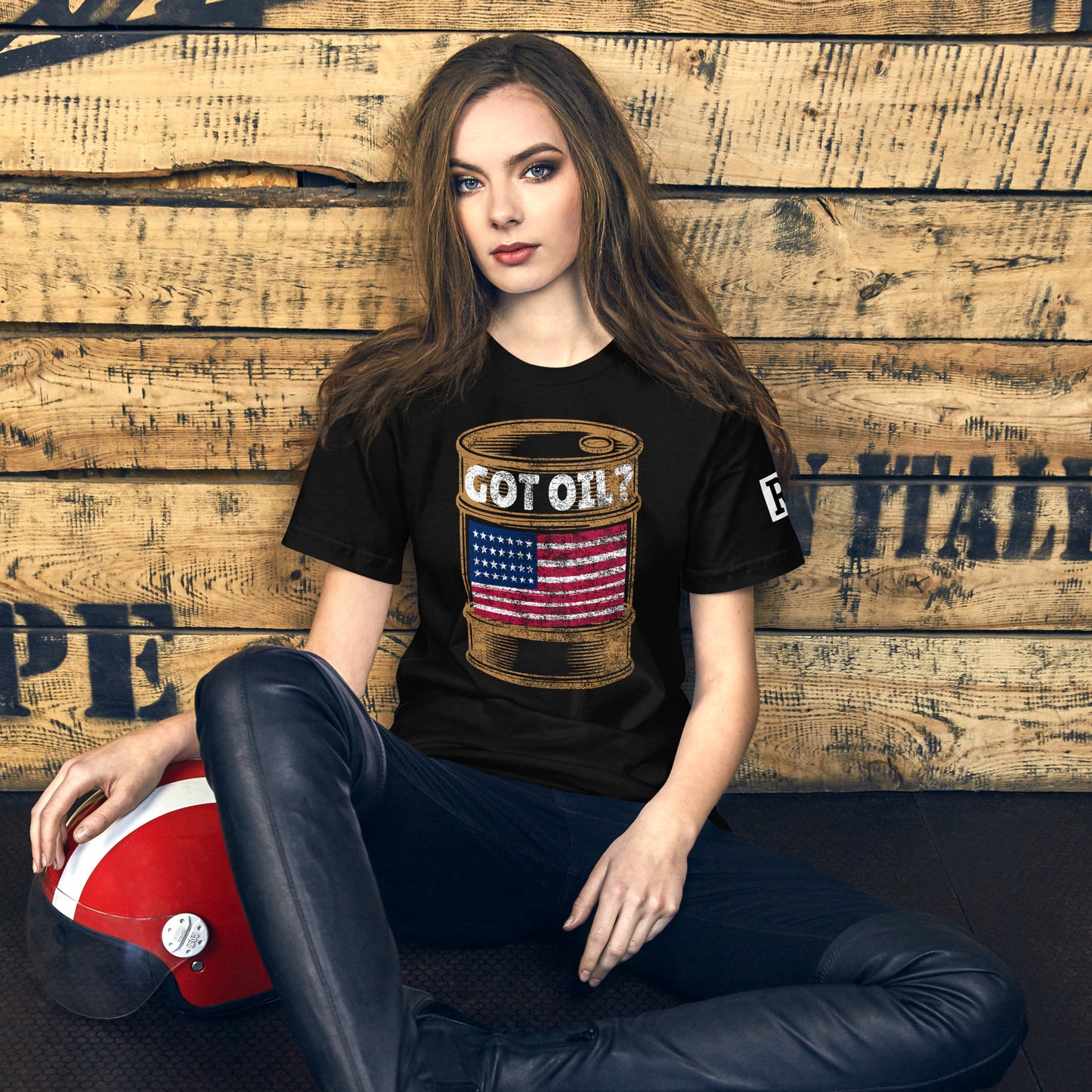 Unisex t-shirt GOT OIL? USA