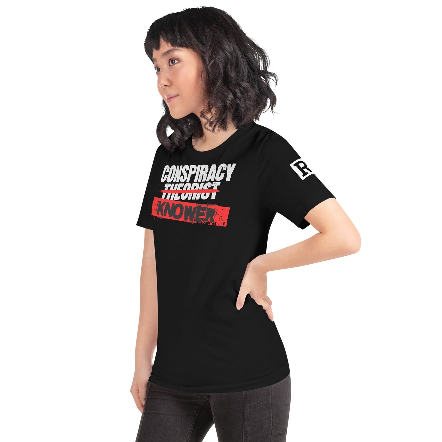 Conspiracy Knower Unisex t-shirt