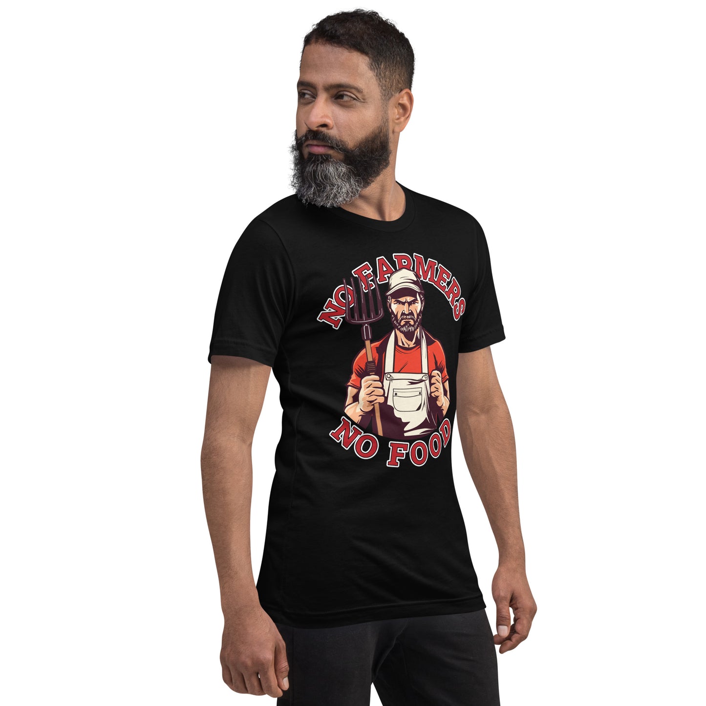 No Farmers, No Food Unisex t-shirt