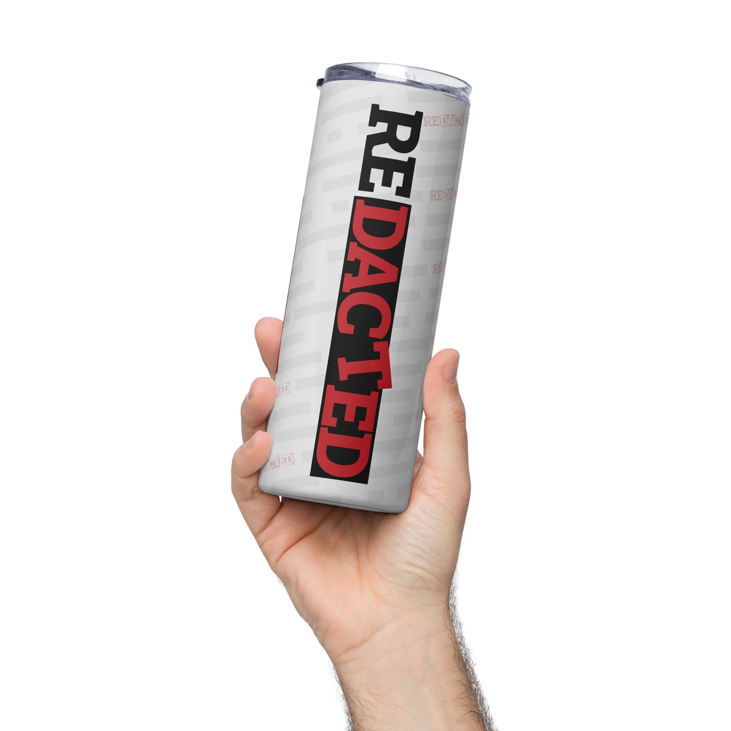 Redacted Logo Stainless steel tumbler