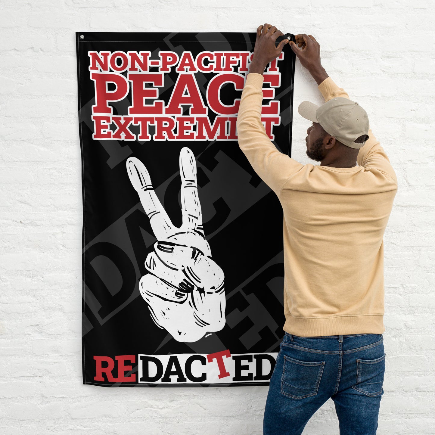 NON-PACIFIST PEACE EXTREMIST Banner