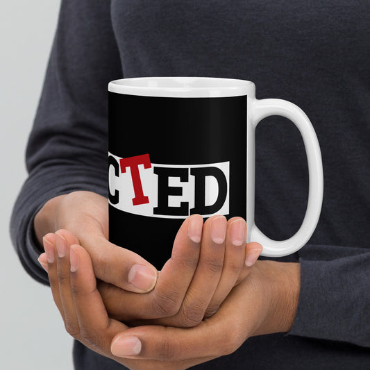 Redacted Large Logo glossy mug